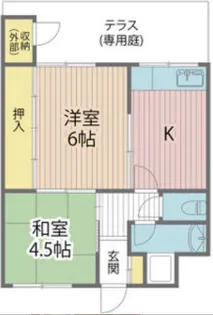 日和マンション【1階】の間取り