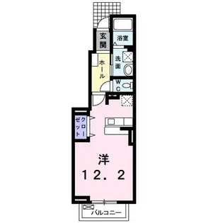 エレガンシア【1階】の間取り