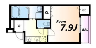フジパレス尼崎三反田?番館【2階】の間取り