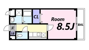 ネオカーサ【2階】の間取り