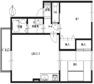 アーク大庄【1階】の間取り