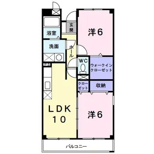 ミッテル・ハウス【1階】の間取り