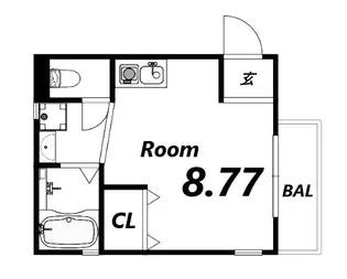 camellia【3階】の間取り