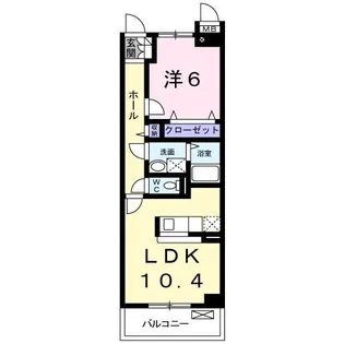 アニメート松下1号館【3階】の間取り