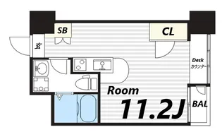 シャンブル杭瀬【7階】の間取り
