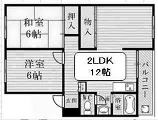 クローカスハイツ【3階】の間取り