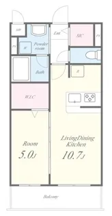 ノア伊丹湊町【5階】の間取り