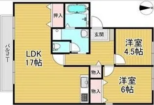 フレマリール楠の森【2階】の間取り