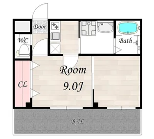 キャストコート【3階】の間取り