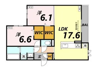 パノフグランデ【2階】の間取り