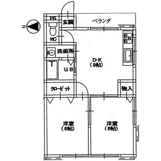 フィルコート南塚口【2階】の間取り