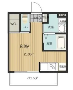Pスマイルカーサ バラ公園【2階】の間取り
