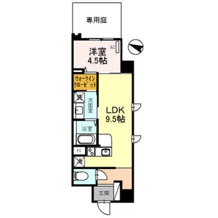 幸 court tsukamoto【1階】の間取り