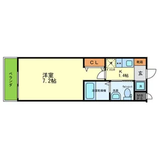 Wins Court Utajima【2階】の間取り