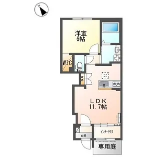 シルフィードみらく【1階】の間取り