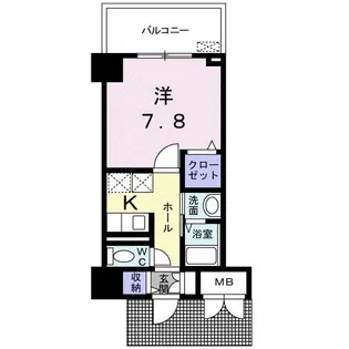 フューチャー野里【5階】の間取り