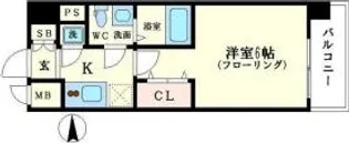 エスリード大阪シティグランツ【5階】の間取り