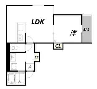 BB SONODA【2階】の間取り