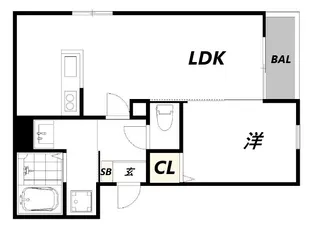 BB SONODA【1階】の間取り