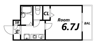 コージ・コート・クイセ【3階】の間取り