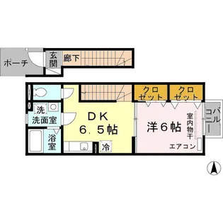 SUMMER WIND【2階】の間取り