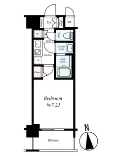 エヴァステージ梅田WEST【5階】の間取り