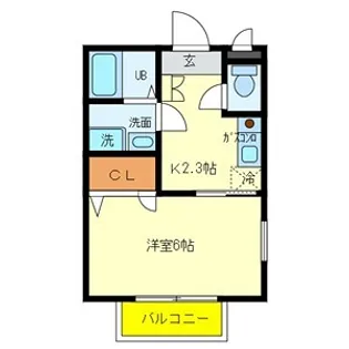 ユイットハイム【2階】の間取り