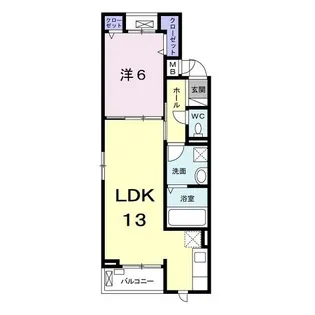 フィオーレ【2階】の間取り