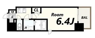 フォーリアライズ尼崎エラン【2階】の間取り