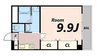 C&Cレジデンス【4階】の間取り