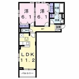 サンロイヤル?【2階】の間取り