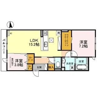 フローリッシュ?【1階】の間取り