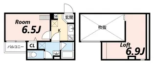 フロンティア東園田【1階】の間取り