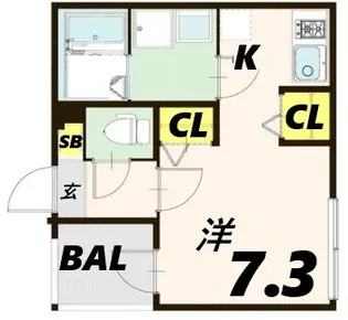 A・山法師【2階】の間取り