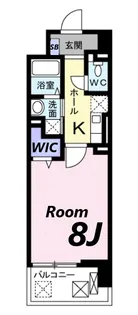 クラシェス尼崎【3階】の間取り