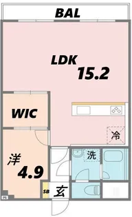 アムール東和【4階】の間取り