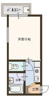 ポム・ドベール【3階】の間取り