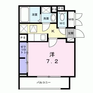 ラグーナ ルカ【1階】の間取り