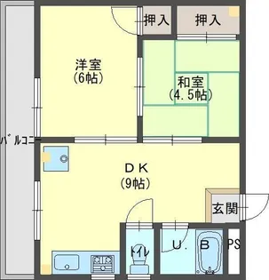 メゾン南塚口【3階】の間取り