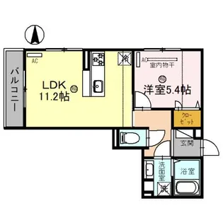 ソーリス・ルクス【2階】の間取り