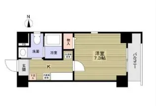 ハッピー新伊丹II【3階】の間取り