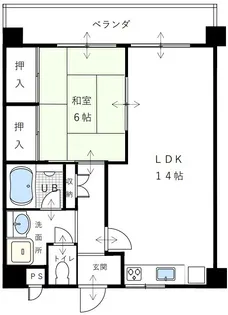 第2恭西ビル【4階】の間取り
