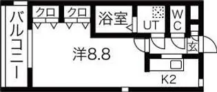 ジュネス姫里I【3階】の間取り