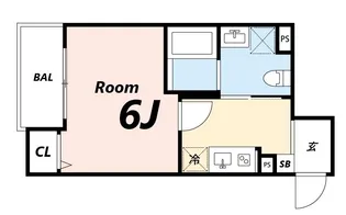 FUCLA 大物【3階】の間取り