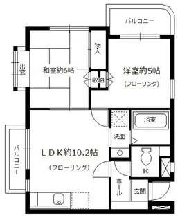 ラ・メゾンクレール【2階】の間取り