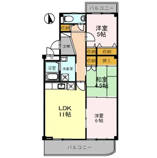 VILLA93【2階】の間取り