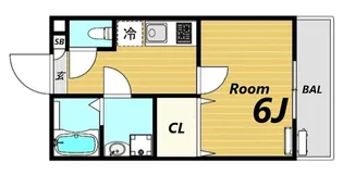リュミエール道意【1階】の間取り