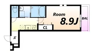 フジパレス武庫之荘本町EAST【3階】の間取り