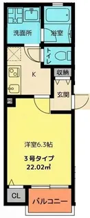 ALEGRIA尼崎西【2階】の間取り