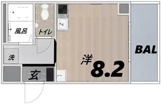 CUBE南塚口II【4階】の間取り